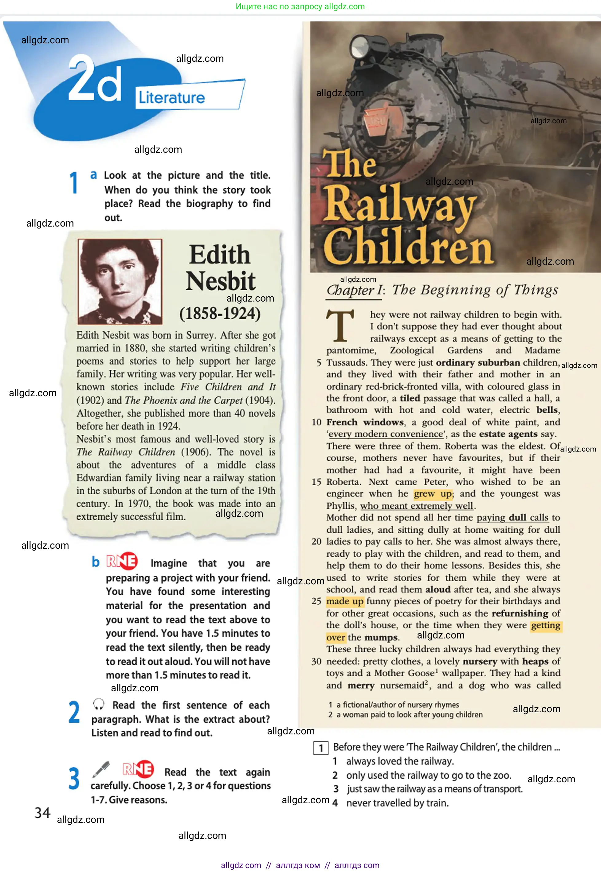 Английский язык (english), 10 класс Учебник (Student's book), авторы: Афанасьева Ольга Васильевна (Afanasyeva Olga), Дули Дженни (Dooley Jenny), Михеева Ирина Владимировна (Mikheeva Irina), Оби Боб (Obee Bob), Эванс Вирджиния (Evans Virginia), издательство Просвещение, Москва, 2019, красного цвета, страница 34