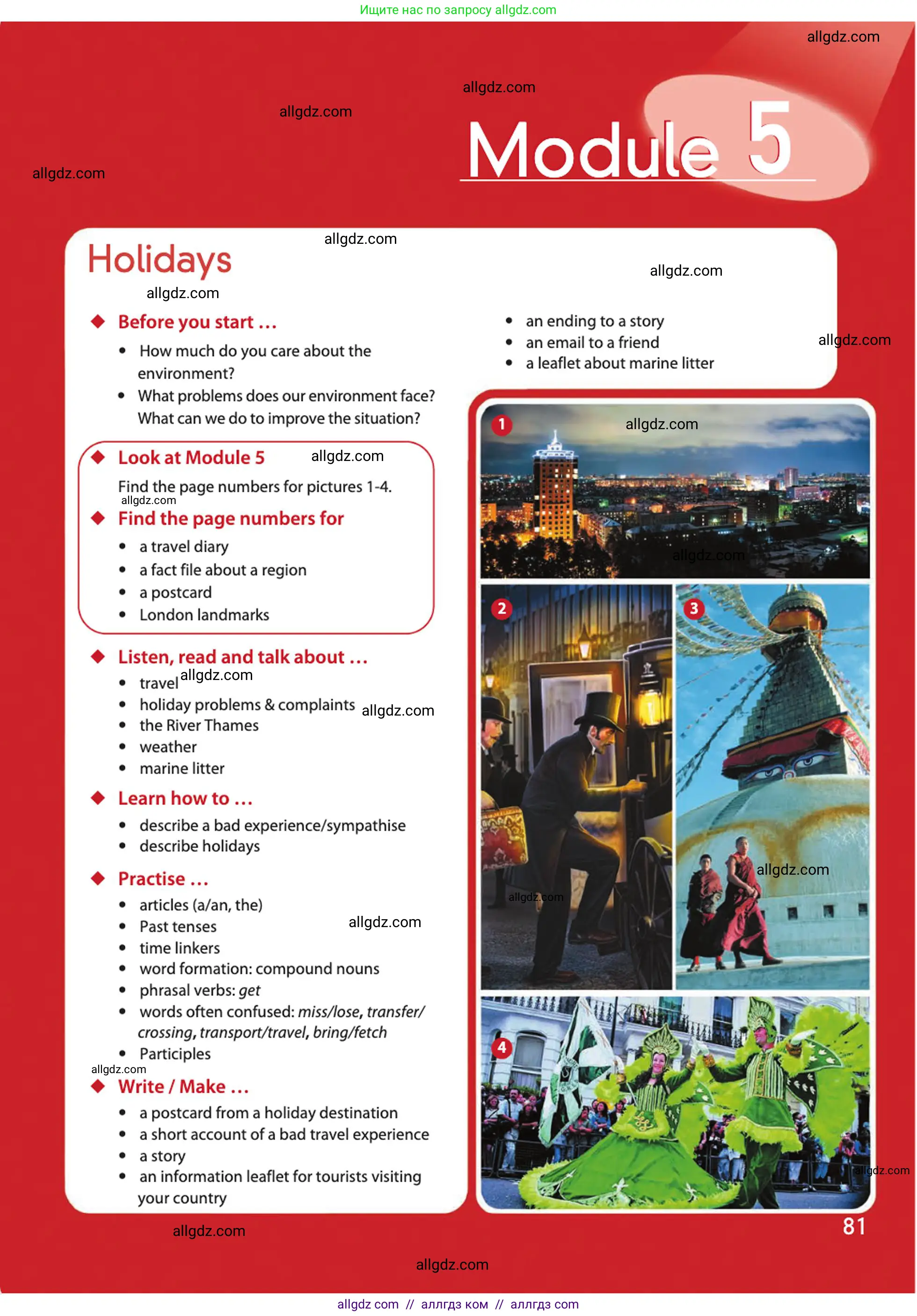 Английский язык (english), 10 класс Учебник (Student's book), авторы: Афанасьева Ольга Васильевна (Afanasyeva Olga), Дули Дженни (Dooley Jenny), Михеева Ирина Владимировна (Mikheeva Irina), Оби Боб (Obee Bob), Эванс Вирджиния (Evans Virginia), издательство Просвещение, Москва, 2019, красного цвета, страница 81