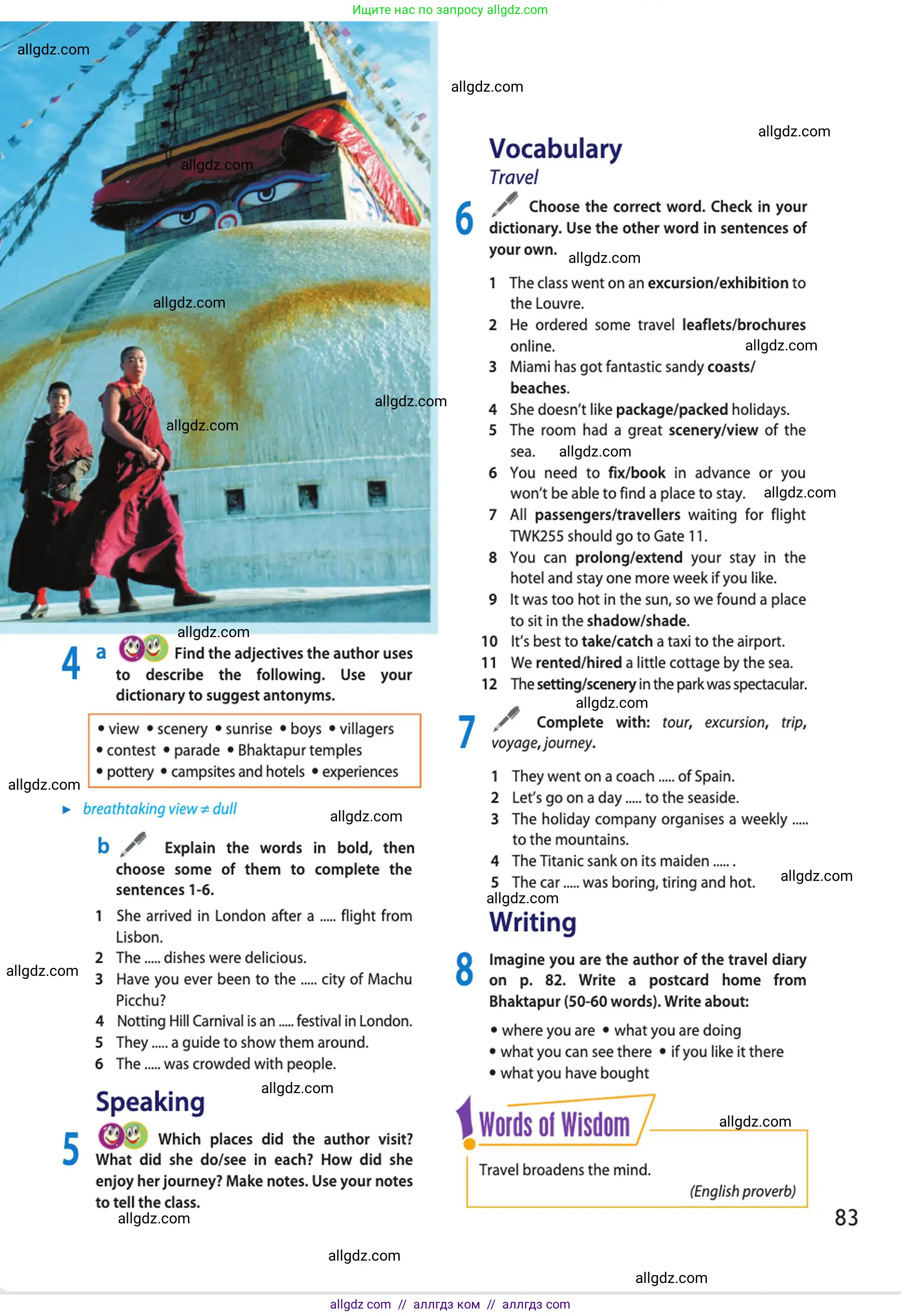 Английский язык (english), 10 класс Учебник (Student's book), авторы: Афанасьева Ольга Васильевна (Afanasyeva Olga), Дули Дженни (Dooley Jenny), Михеева Ирина Владимировна (Mikheeva Irina), Оби Боб (Obee Bob), Эванс Вирджиния (Evans Virginia), издательство Просвещение, Москва, 2019, красного цвета, страница 83