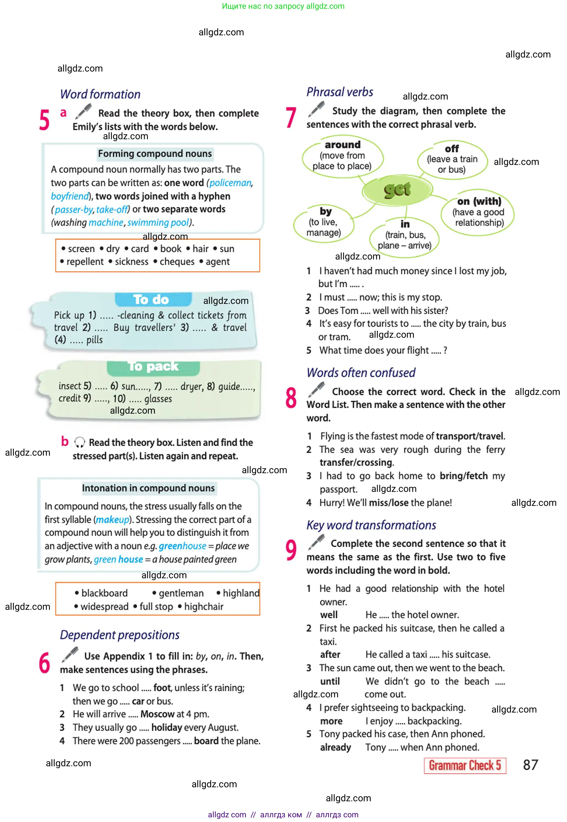 Английский язык (english), 10 класс Учебник (Student's book), авторы: Афанасьева Ольга Васильевна (Afanasyeva Olga), Дули Дженни (Dooley Jenny), Михеева Ирина Владимировна (Mikheeva Irina), Оби Боб (Obee Bob), Эванс Вирджиния (Evans Virginia), издательство Просвещение, Москва, 2019, красного цвета, страница 87