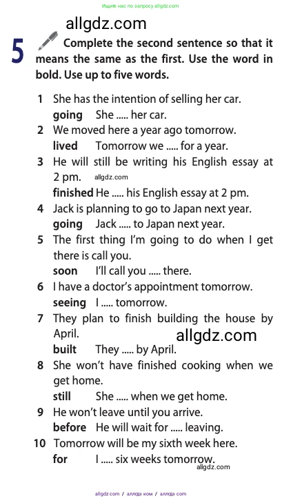 Английский язык (english), 10 класс Учебник (Student's book), авторы: Афанасьева Ольга Васильевна (Afanasyeva Olga), Дули Дженни (Dooley Jenny), Михеева Ирина Владимировна (Mikheeva Irina), Оби Боб (Obee Bob), Эванс Вирджиния (Evans Virginia), издательство Просвещение, Москва, 2019, красного цвета, страница 171, номер 5, Условие