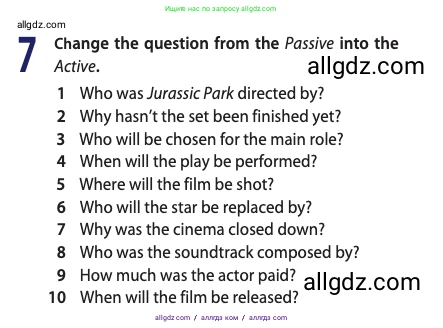 Английский язык (english), 10 класс Учебник (Student's book), авторы: Афанасьева Ольга Васильевна (Afanasyeva Olga), Дули Дженни (Dooley Jenny), Михеева Ирина Владимировна (Mikheeva Irina), Оби Боб (Obee Bob), Эванс Вирджиния (Evans Virginia), издательство Просвещение, Москва, 2019, красного цвета, страница 179, номер 7, Условие