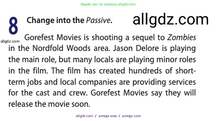 Английский язык (english), 10 класс Учебник (Student's book), авторы: Афанасьева Ольга Васильевна (Afanasyeva Olga), Дули Дженни (Dooley Jenny), Михеева Ирина Владимировна (Mikheeva Irina), Оби Боб (Obee Bob), Эванс Вирджиния (Evans Virginia), издательство Просвещение, Москва, 2019, красного цвета, страница 179, номер 8, Условие