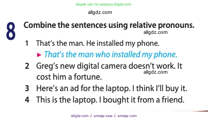 Английский язык (english), 10 класс Учебник (Student's book), авторы: Афанасьева Ольга Васильевна (Afanasyeva Olga), Дули Дженни (Dooley Jenny), Михеева Ирина Владимировна (Mikheeva Irina), Оби Боб (Obee Bob), Эванс Вирджиния (Evans Virginia), издательство Просвещение, Москва, 2019, красного цвета, страница 181, номер 8, Условие