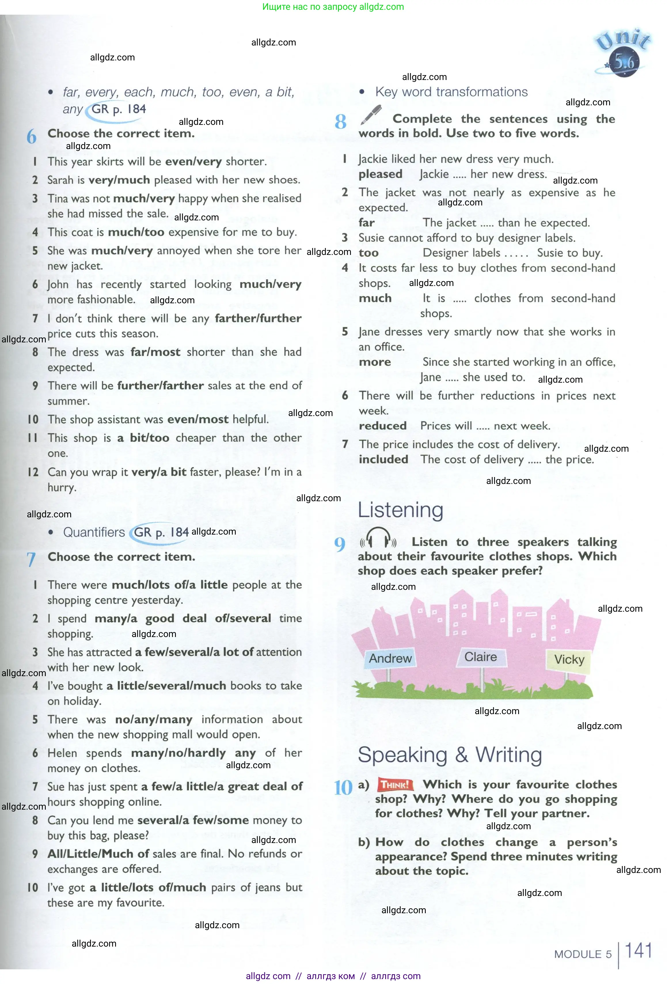 Английский язык (english), 10 класс Учебник (Student's book), авторы: Баранова Ксения Михайловна (Baranova Ksenia), Дули Дженни (Dooley Jenny), Копылова Виктория Викторовна (Kopylova Victoria), Мильруд Радислав Петрович (Millrood Radislav), Эванс Вирджиния (Evans Virginia), издательство Просвещение, Москва, 2019, белого цвета, страница 141