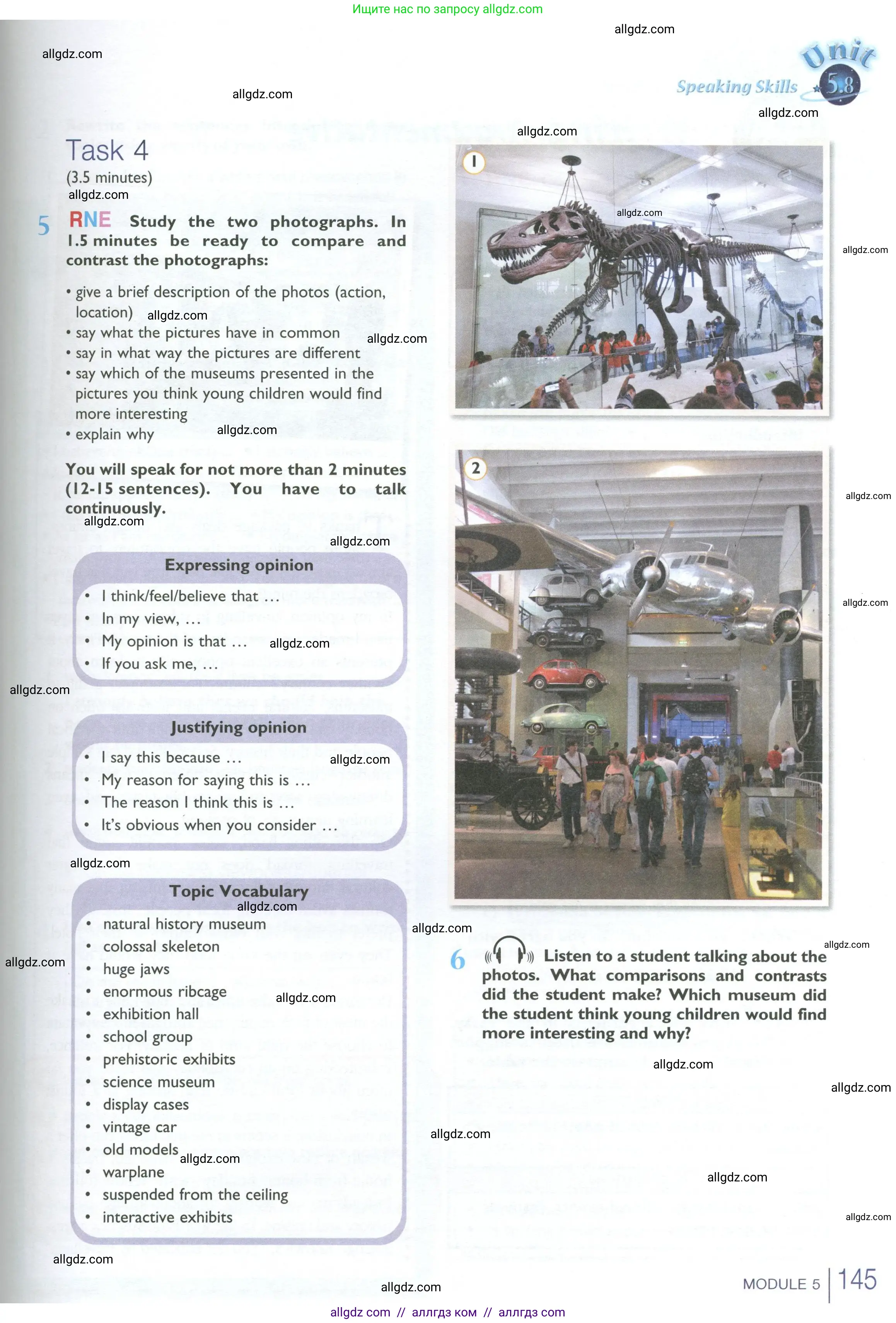 Английский язык (english), 10 класс Учебник (Student's book), авторы: Баранова Ксения Михайловна (Baranova Ksenia), Дули Дженни (Dooley Jenny), Копылова Виктория Викторовна (Kopylova Victoria), Мильруд Радислав Петрович (Millrood Radislav), Эванс Вирджиния (Evans Virginia), издательство Просвещение, Москва, 2019, белого цвета, страница 145