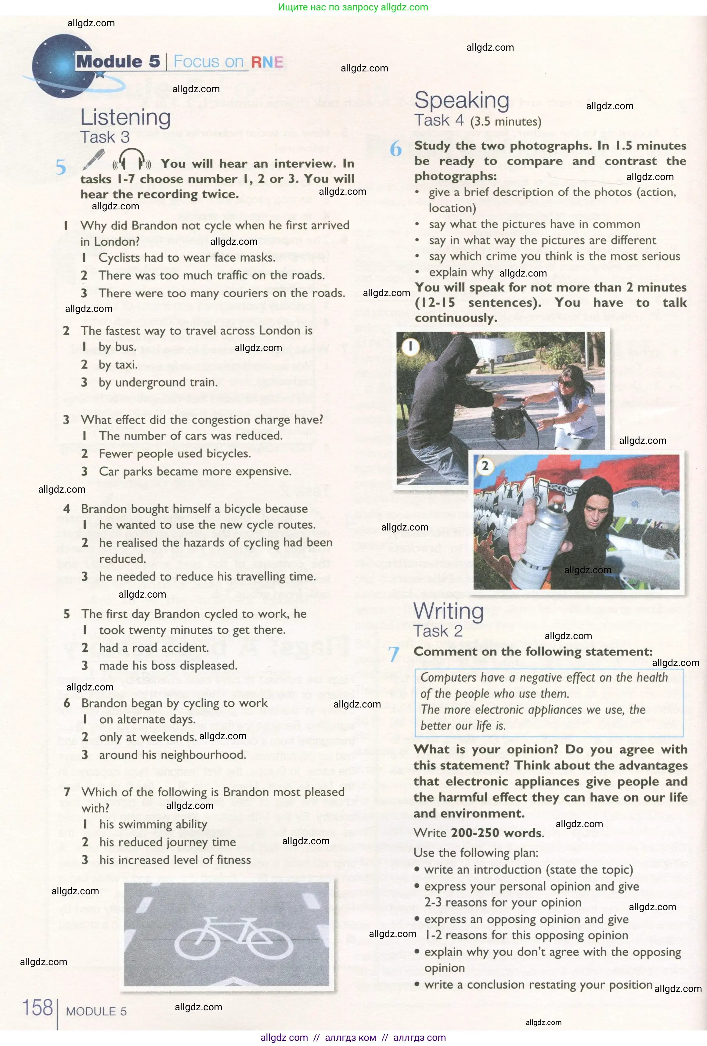 Английский язык (english), 10 класс Учебник (Student's book), авторы: Баранова Ксения Михайловна (Baranova Ksenia), Дули Дженни (Dooley Jenny), Копылова Виктория Викторовна (Kopylova Victoria), Мильруд Радислав Петрович (Millrood Radislav), Эванс Вирджиния (Evans Virginia), издательство Просвещение, Москва, 2019, белого цвета, страница 158