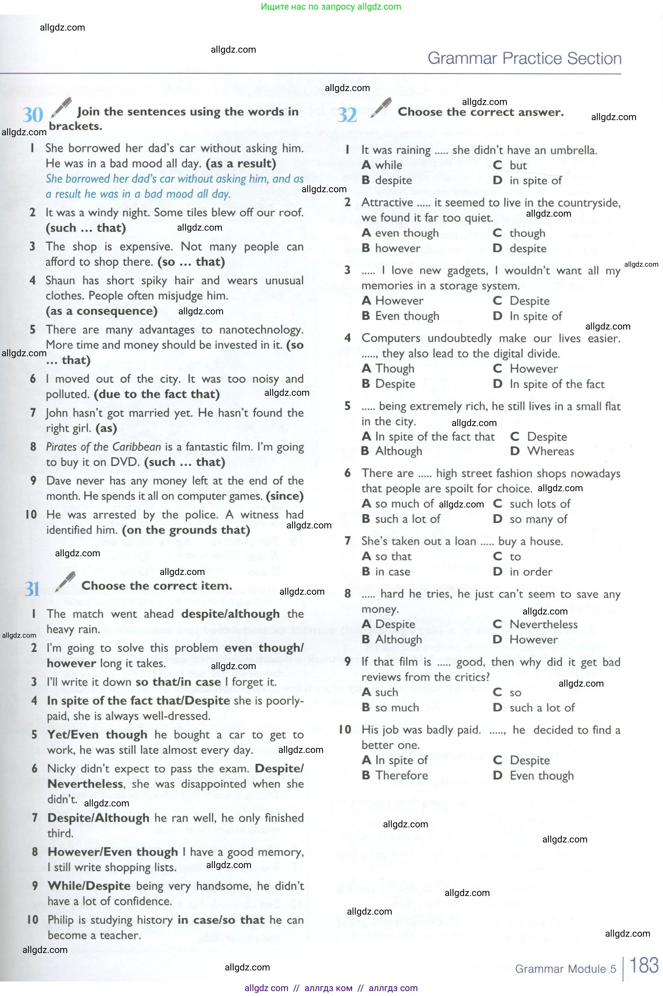 Английский язык (english), 10 класс Учебник (Student's book), авторы: Баранова Ксения Михайловна (Baranova Ksenia), Дули Дженни (Dooley Jenny), Копылова Виктория Викторовна (Kopylova Victoria), Мильруд Радислав Петрович (Millrood Radislav), Эванс Вирджиния (Evans Virginia), издательство Просвещение, Москва, 2019, белого цвета, страница 183