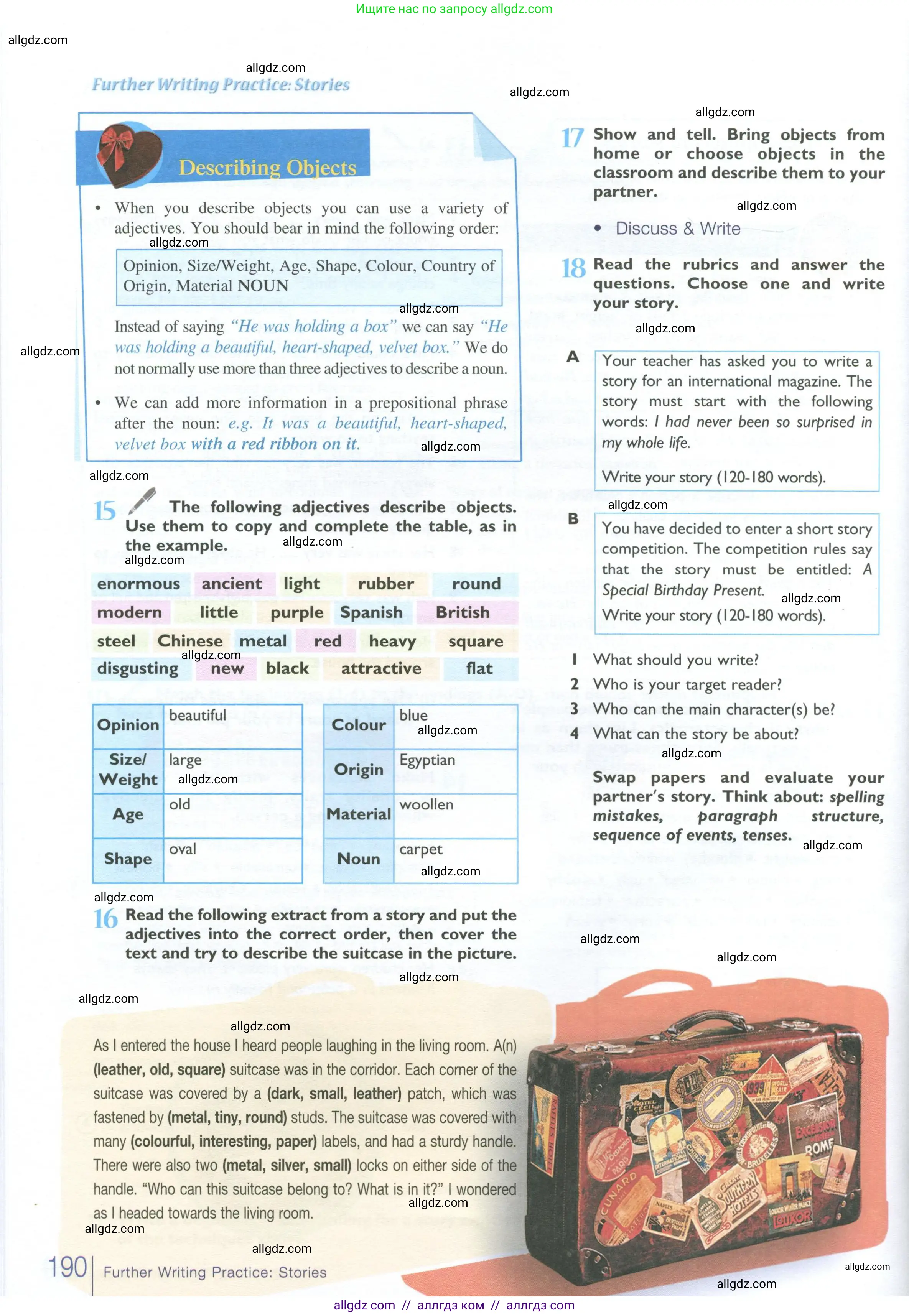 Английский язык (english), 10 класс Учебник (Student's book), авторы: Баранова Ксения Михайловна (Baranova Ksenia), Дули Дженни (Dooley Jenny), Копылова Виктория Викторовна (Kopylova Victoria), Мильруд Радислав Петрович (Millrood Radislav), Эванс Вирджиния (Evans Virginia), издательство Просвещение, Москва, 2019, белого цвета, страница 190