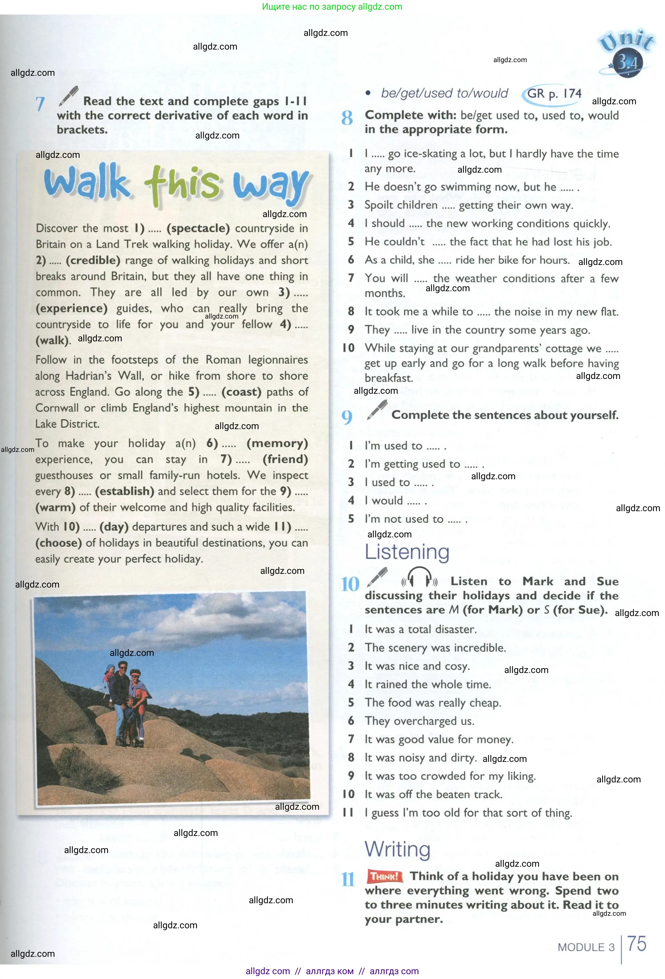 Английский язык (english), 10 класс Учебник (Student's book), авторы: Баранова Ксения Михайловна (Baranova Ksenia), Дули Дженни (Dooley Jenny), Копылова Виктория Викторовна (Kopylova Victoria), Мильруд Радислав Петрович (Millrood Radislav), Эванс Вирджиния (Evans Virginia), издательство Просвещение, Москва, 2019, белого цвета, страница 75