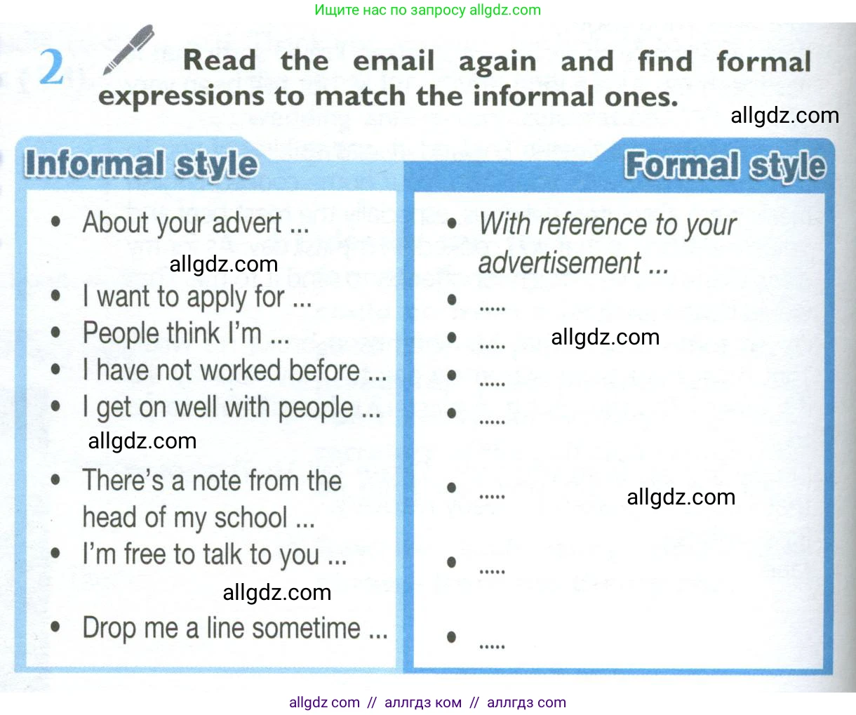 Английский язык (english), 10 класс Учебник (Student's book), авторы: Баранова Ксения Михайловна (Baranova Ksenia), Дули Дженни (Dooley Jenny), Копылова Виктория Викторовна (Kopylova Victoria), Мильруд Радислав Петрович (Millrood Radislav), Эванс Вирджиния (Evans Virginia), издательство Просвещение, Москва, 2019, белого цвета, страница 54, номер 2, Условие