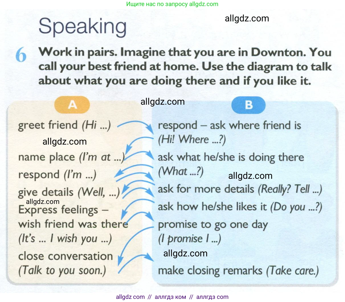 Английский язык (english), 10 класс Учебник (Student's book), авторы: Баранова Ксения Михайловна (Baranova Ksenia), Дули Дженни (Dooley Jenny), Копылова Виктория Викторовна (Kopylova Victoria), Мильруд Радислав Петрович (Millrood Radislav), Эванс Вирджиния (Evans Virginia), издательство Просвещение, Москва, 2019, белого цвета, страница 69, номер 6, Условие