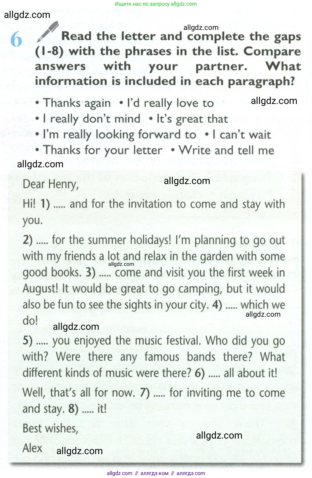 Английский язык (english), 10 класс Учебник (Student's book), авторы: Баранова Ксения Михайловна (Baranova Ksenia), Дули Дженни (Dooley Jenny), Копылова Виктория Викторовна (Kopylova Victoria), Мильруд Радислав Петрович (Millrood Radislav), Эванс Вирджиния (Evans Virginia), издательство Просвещение, Москва, 2019, белого цвета, страница 85, номер 6, Условие