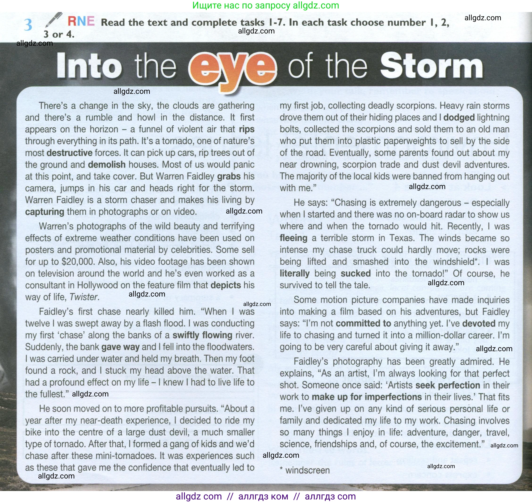 Английский язык (english), 10 класс Учебник (Student's book), авторы: Баранова Ксения Михайловна (Baranova Ksenia), Дули Дженни (Dooley Jenny), Копылова Виктория Викторовна (Kopylova Victoria), Мильруд Радислав Петрович (Millrood Radislav), Эванс Вирджиния (Evans Virginia), издательство Просвещение, Москва, 2019, белого цвета, страница 100, номер 3, Условие