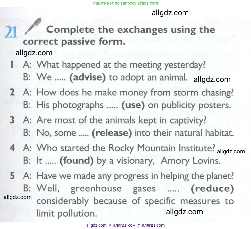 Английский язык (english), 10 класс Учебник (Student's book), авторы: Баранова Ксения Михайловна (Baranova Ksenia), Дули Дженни (Dooley Jenny), Копылова Виктория Викторовна (Kopylova Victoria), Мильруд Радислав Петрович (Millrood Radislav), Эванс Вирджиния (Evans Virginia), издательство Просвещение, Москва, 2019, белого цвета, страница 177, номер 21, Условие