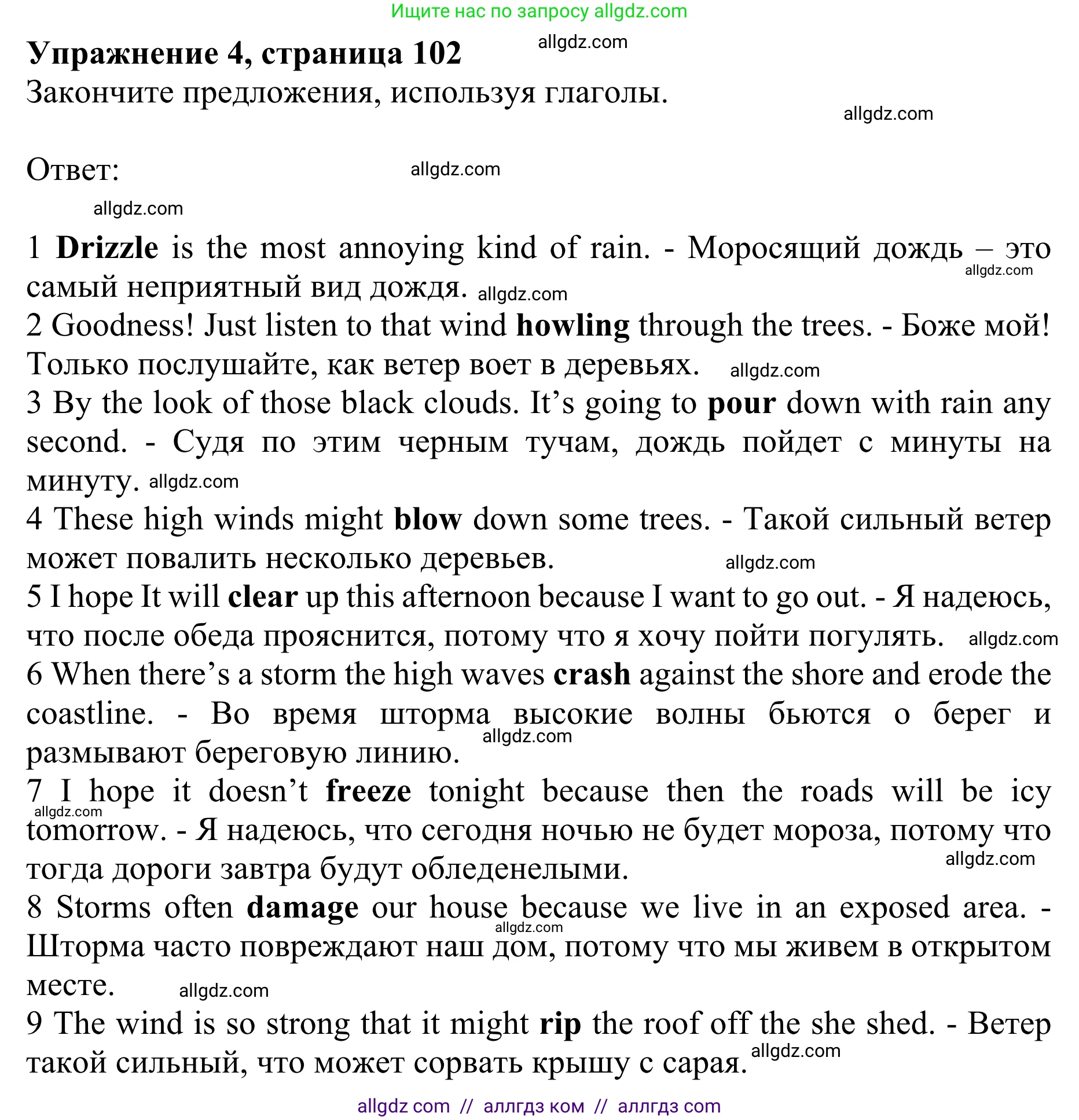 Английский язык (english), 10 класс Учебник (Student's book), авторы: Баранова Ксения Михайловна (Baranova Ksenia), Дули Дженни (Dooley Jenny), Копылова Виктория Викторовна (Kopylova Victoria), Мильруд Радислав Петрович (Millrood Radislav), Эванс Вирджиния (Evans Virginia), издательство Просвещение, Москва, 2019, белого цвета, страница 102, номер 4, Решение 1