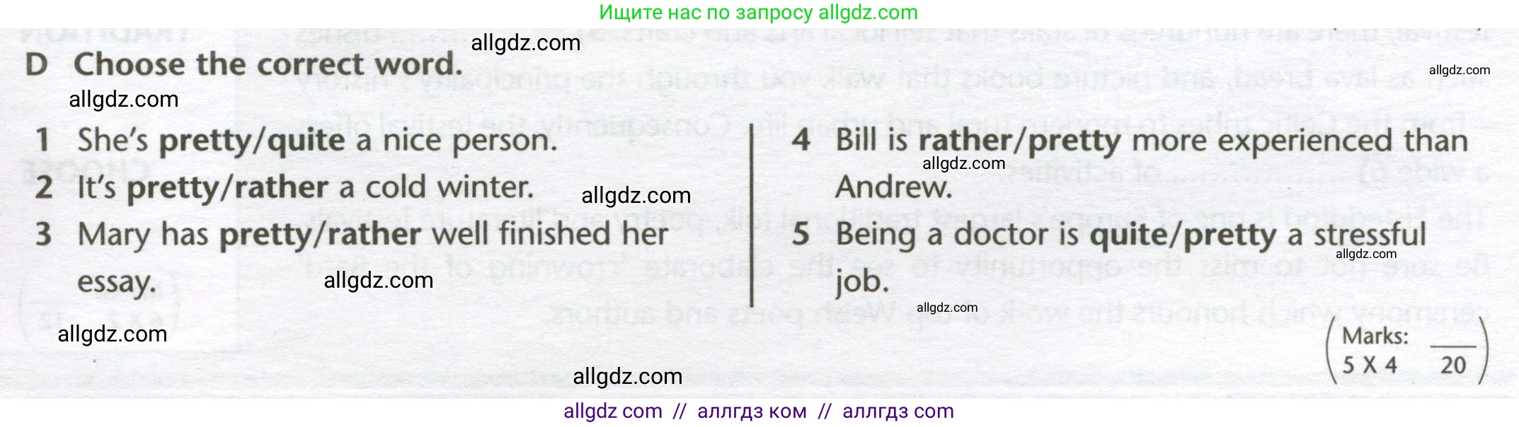 Английский язык (english), 10 класс контрольные задания (test booklet), авторы: Баранова Ксения Михайловна (Baranova Ksenia), Дули Дженни (Dooley Jenny), Копылова Виктория Викторовна (Kopylova Victoria), Мильруд Радислав Петрович (Millrood Radislav), Эванс Вирджиния (Evans Virginia), издательство Просвещение, Москва, 2019, серого цвета, страница 17, номер D, Условие