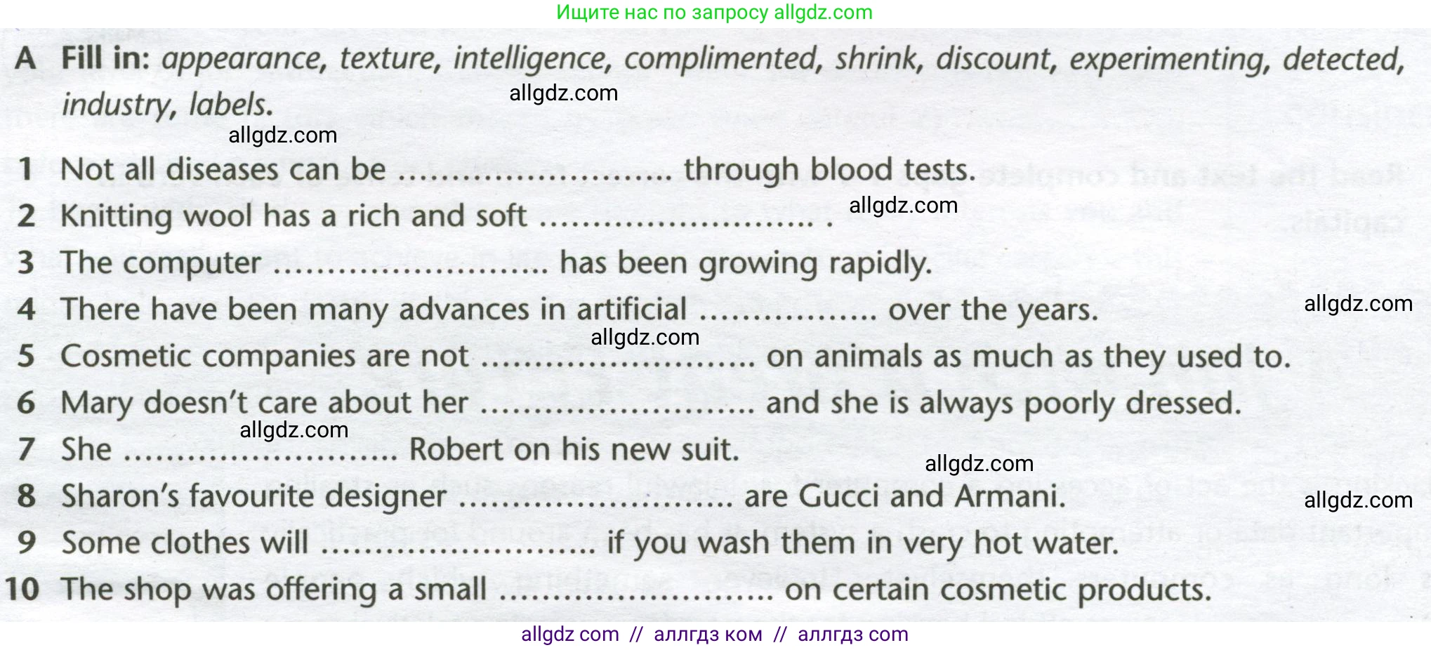 Английский язык (english), 10 класс контрольные задания (test booklet), авторы: Баранова Ксения Михайловна (Baranova Ksenia), Дули Дженни (Dooley Jenny), Копылова Виктория Викторовна (Kopylova Victoria), Мильруд Радислав Петрович (Millrood Radislav), Эванс Вирджиния (Evans Virginia), издательство Просвещение, Москва, 2019, серого цвета, страница 31, номер A, Условие