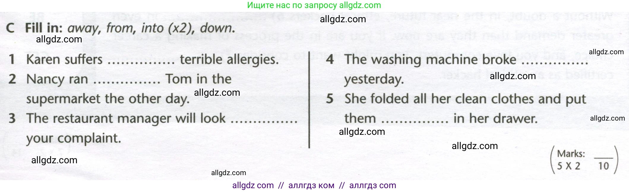 Английский язык (english), 10 класс контрольные задания (test booklet), авторы: Баранова Ксения Михайловна (Baranova Ksenia), Дули Дженни (Dooley Jenny), Копылова Виктория Викторовна (Kopylova Victoria), Мильруд Радислав Петрович (Millrood Radislav), Эванс Вирджиния (Evans Virginia), издательство Просвещение, Москва, 2019, серого цвета, страница 31, номер C, Условие