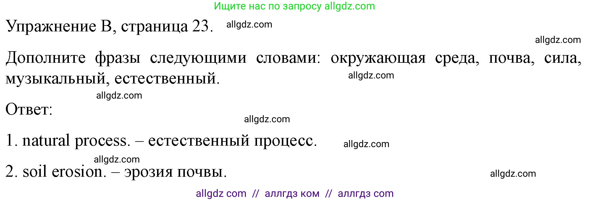 Английский язык (english), 10 класс контрольные задания (test booklet), авторы: Баранова Ксения Михайловна (Baranova Ksenia), Дули Дженни (Dooley Jenny), Копылова Виктория Викторовна (Kopylova Victoria), Мильруд Радислав Петрович (Millrood Radislav), Эванс Вирджиния (Evans Virginia), издательство Просвещение, Москва, 2019, серого цвета, страница 23, номер B, Решение
