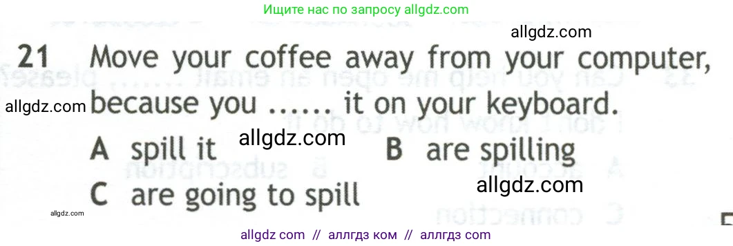 Английский язык (english), 10 класс контрольные задания (test booklet), авторы: Афанасьева Ольга Васильевна (Afanasyeva Olga), Дули Дженни (Dooley Jenny), Михеева Ирина Владимировна (Mikheeva Irina), Эванс Вирджиния (Evans Virginia), издательство Просвещение, Москва, 2019, красного цвета, страница 5, номер 21, Условие