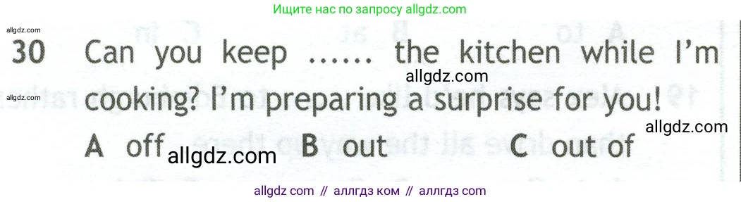 Английский язык (english), 10 класс контрольные задания (test booklet), авторы: Афанасьева Ольга Васильевна (Afanasyeva Olga), Дули Дженни (Dooley Jenny), Михеева Ирина Владимировна (Mikheeva Irina), Эванс Вирджиния (Evans Virginia), издательство Просвещение, Москва, 2019, красного цвета, страница 6, номер 30, Условие