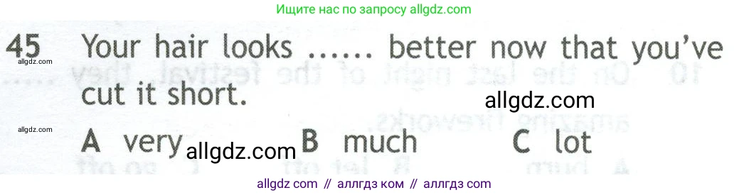 Английский язык (english), 10 класс контрольные задания (test booklet), авторы: Афанасьева Ольга Васильевна (Afanasyeva Olga), Дули Дженни (Dooley Jenny), Михеева Ирина Владимировна (Mikheeva Irina), Эванс Вирджиния (Evans Virginia), издательство Просвещение, Москва, 2019, красного цвета, страница 6, номер 45, Условие