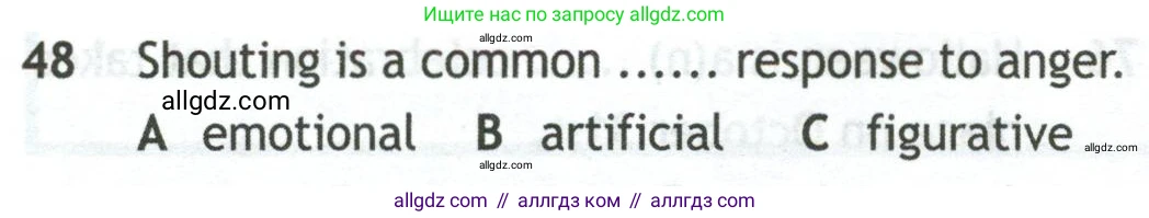 Английский язык (english), 10 класс контрольные задания (test booklet), авторы: Афанасьева Ольга Васильевна (Afanasyeva Olga), Дули Дженни (Dooley Jenny), Михеева Ирина Владимировна (Mikheeva Irina), Эванс Вирджиния (Evans Virginia), издательство Просвещение, Москва, 2019, красного цвета, страница 7, номер 48, Условие