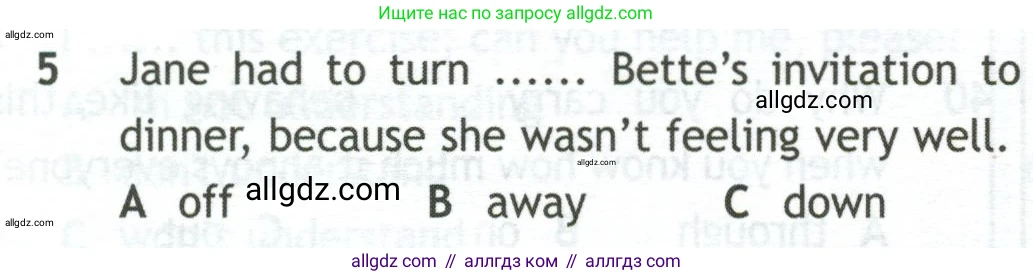 Английский язык (english), 10 класс контрольные задания (test booklet), авторы: Афанасьева Ольга Васильевна (Afanasyeva Olga), Дули Дженни (Dooley Jenny), Михеева Ирина Владимировна (Mikheeva Irina), Эванс Вирджиния (Evans Virginia), издательство Просвещение, Москва, 2019, красного цвета, страница 5, номер 5, Условие