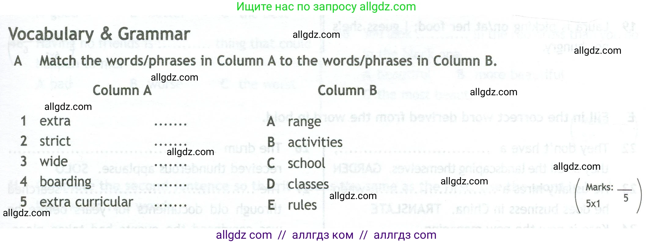 Английский язык (english), 10 класс контрольные задания (test booklet), авторы: Афанасьева Ольга Васильевна (Afanasyeva Olga), Дули Дженни (Dooley Jenny), Михеева Ирина Владимировна (Mikheeva Irina), Эванс Вирджиния (Evans Virginia), издательство Просвещение, Москва, 2019, красного цвета, страница 19, номер A, Условие