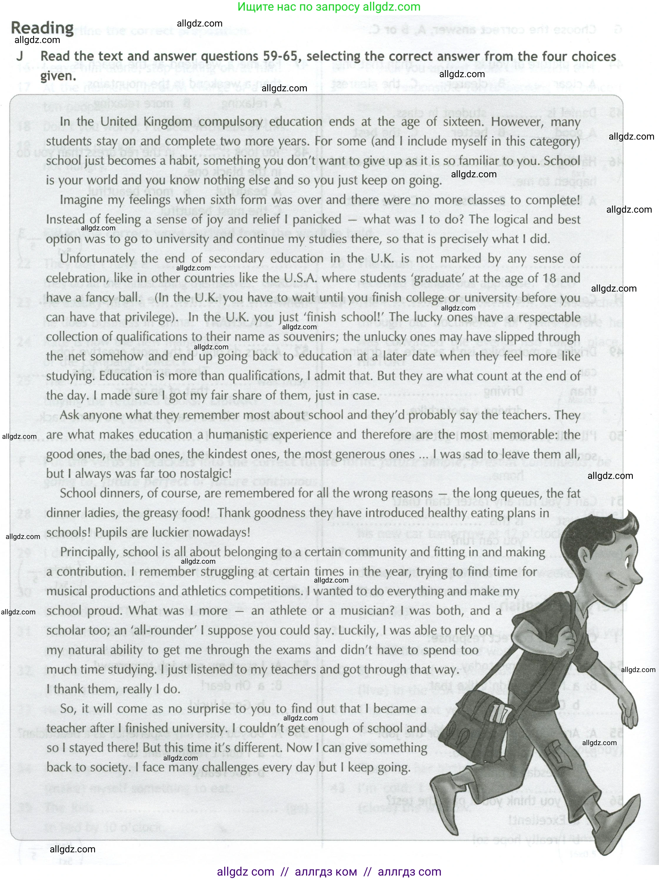 Английский язык (english), 10 класс контрольные задания (test booklet), авторы: Афанасьева Ольга Васильевна (Afanasyeva Olga), Дули Дженни (Dooley Jenny), Михеева Ирина Владимировна (Mikheeva Irina), Эванс Вирджиния (Evans Virginia), издательство Просвещение, Москва, 2019, красного цвета, страница 22, номер J, Условие