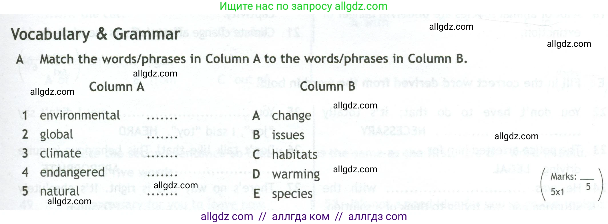Английский язык (english), 10 класс контрольные задания (test booklet), авторы: Афанасьева Ольга Васильевна (Afanasyeva Olga), Дули Дженни (Dooley Jenny), Михеева Ирина Владимировна (Mikheeva Irina), Эванс Вирджиния (Evans Virginia), издательство Просвещение, Москва, 2019, красного цвета, страница 25, номер A, Условие