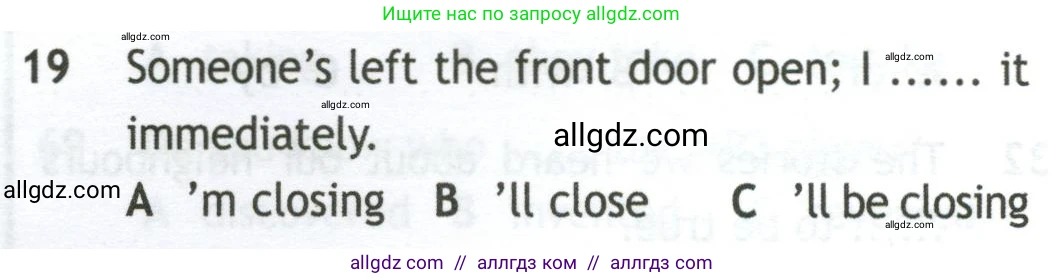 Английский язык (english), 10 класс контрольные задания (test booklet), авторы: Афанасьева Ольга Васильевна (Afanasyeva Olga), Дули Дженни (Dooley Jenny), Михеева Ирина Владимировна (Mikheeva Irina), Эванс Вирджиния (Evans Virginia), издательство Просвещение, Москва, 2019, красного цвета, страница 55, номер 19, Условие