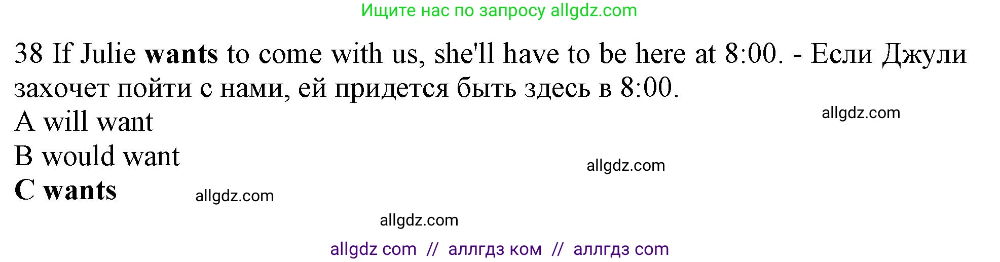 Английский язык (english), 10 класс контрольные задания (test booklet), авторы: Афанасьева Ольга Васильевна (Afanasyeva Olga), Дули Дженни (Dooley Jenny), Михеева Ирина Владимировна (Mikheeva Irina), Эванс Вирджиния (Evans Virginia), издательство Просвещение, Москва, 2019, красного цвета, страница 6, номер 38, Решение 1