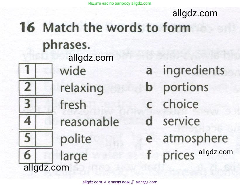 Английский язык (english), 10 класс Лексический практикум (vocabulary practice), авторы: Баранова Ксения Михайловна (Baranova Ksenia), Дули Дженни (Dooley Jenny), Копылова Виктория Викторовна (Kopylova Victoria), Мильруд Радислав Петрович (Millrood Radislav), Эванс Вирджиния (Evans Virginia), издательство Просвещение, Москва, 2019, серого цвета, страница 12, номер 16, Условие