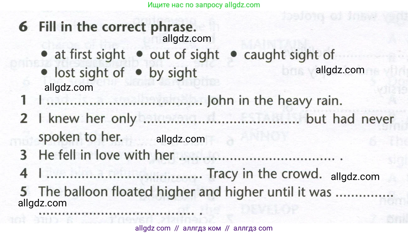 Английский язык (english), 10 класс Лексический практикум (vocabulary practice), авторы: Баранова Ксения Михайловна (Baranova Ksenia), Дули Дженни (Dooley Jenny), Копылова Виктория Викторовна (Kopylova Victoria), Мильруд Радислав Петрович (Millrood Radislav), Эванс Вирджиния (Evans Virginia), издательство Просвещение, Москва, 2019, серого цвета, страница 15, номер 6, Условие