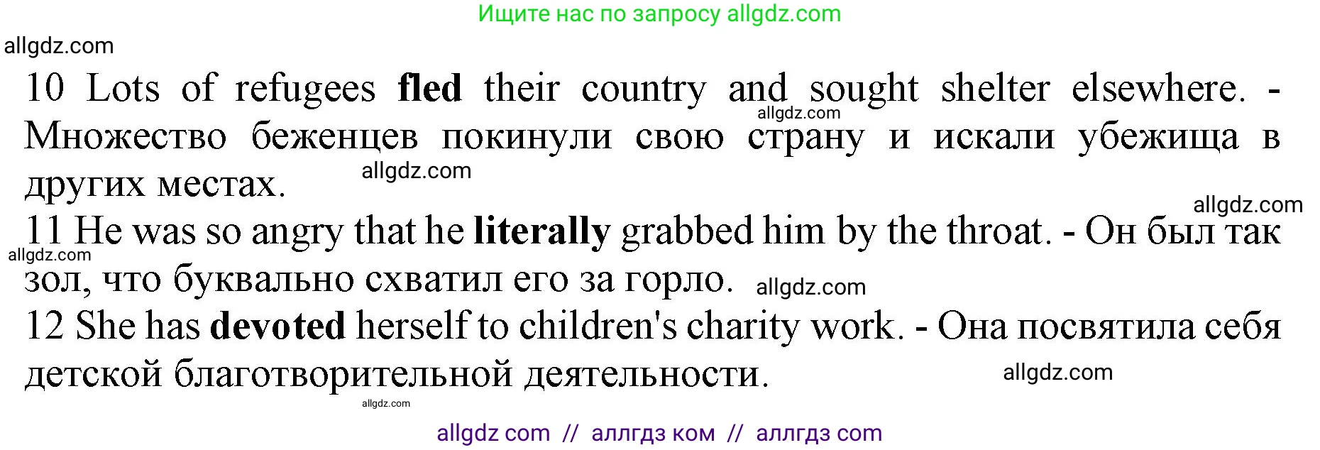 Английский язык (english), 10 класс Лексический практикум (vocabulary practice), авторы: Баранова Ксения Михайловна (Baranova Ksenia), Дули Дженни (Dooley Jenny), Копылова Виктория Викторовна (Kopylova Victoria), Мильруд Радислав Петрович (Millrood Radislav), Эванс Вирджиния (Evans Virginia), издательство Просвещение, Москва, 2019, серого цвета, страница 19, номер 2, Решение 1 (продолжение 2)