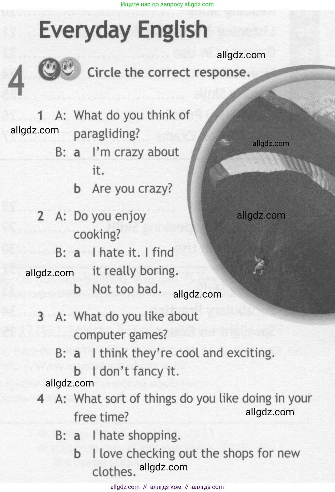 Английский язык (english), 10 класс Рабочая тетрадь (workbook), авторы: Афанасьева Ольга Васильевна (Afanasyeva Olga), Дули Дженни (Dooley Jenny), Михеева Ирина Владимировна (Mikheeva Irina), Оби Боб (Obee Bob), Эванс Вирджиния (Evans Virginia), издательство Просвещение, Москва, 2019, красного цвета, страница 4, номер 4, Условие