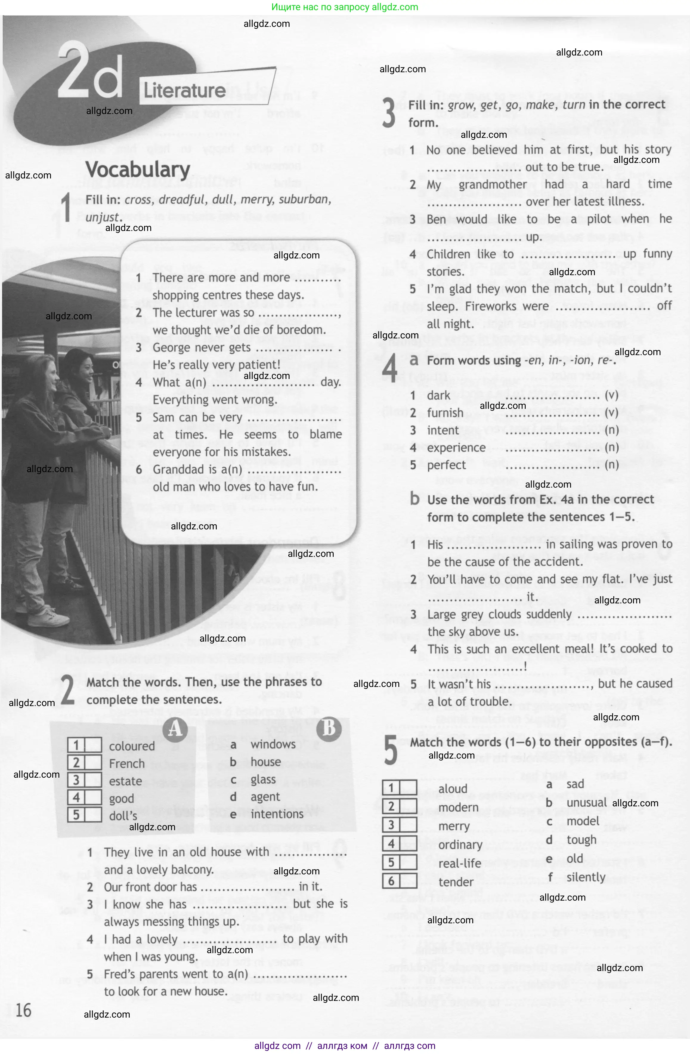 Английский язык (english), 10 класс Рабочая тетрадь (workbook), авторы: Афанасьева Ольга Васильевна (Afanasyeva Olga), Дули Дженни (Dooley Jenny), Михеева Ирина Владимировна (Mikheeva Irina), Оби Боб (Obee Bob), Эванс Вирджиния (Evans Virginia), издательство Просвещение, Москва, 2019, красного цвета, страница 16