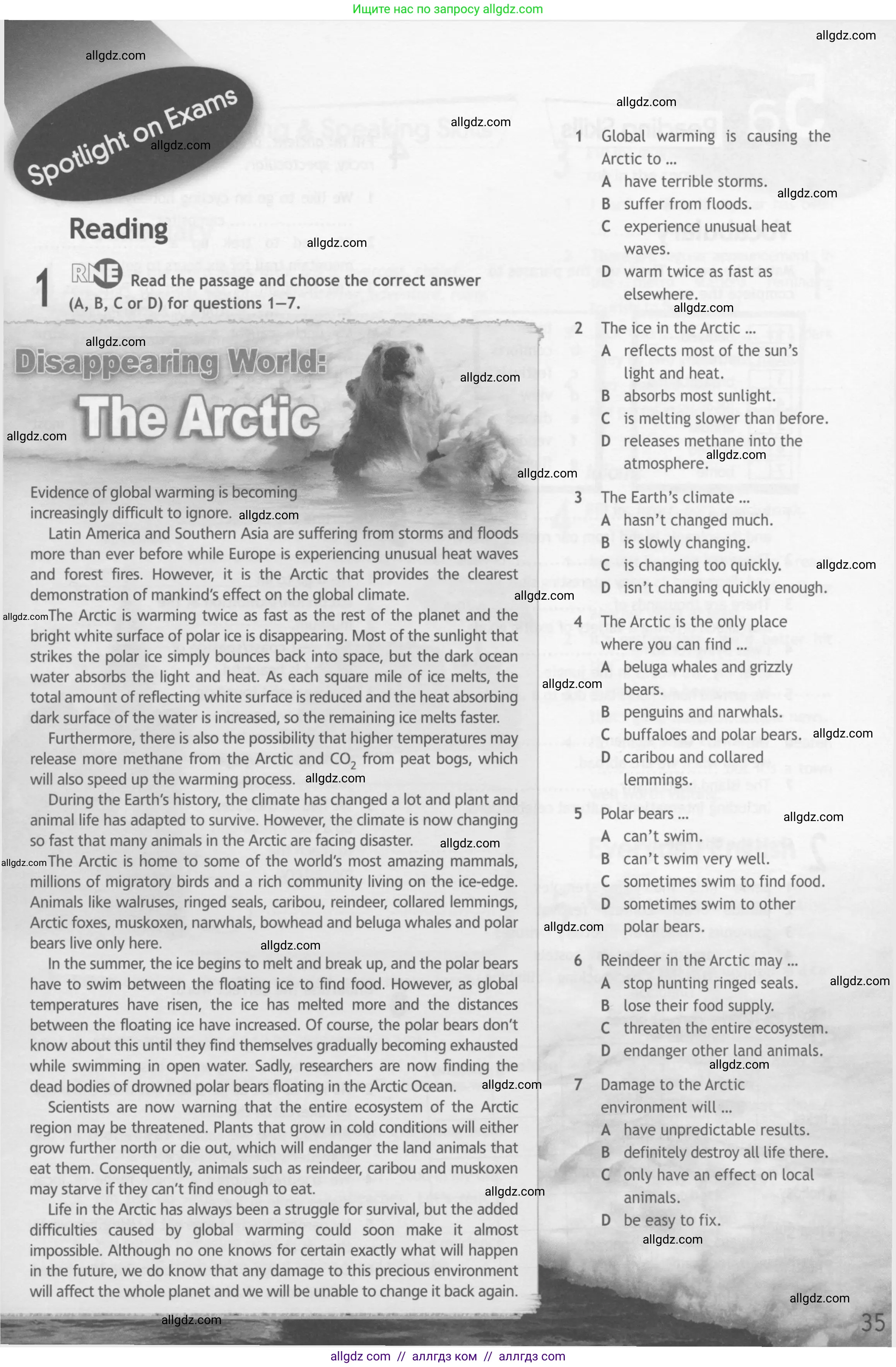 Английский язык (english), 10 класс Рабочая тетрадь (workbook), авторы: Афанасьева Ольга Васильевна (Afanasyeva Olga), Дули Дженни (Dooley Jenny), Михеева Ирина Владимировна (Mikheeva Irina), Оби Боб (Obee Bob), Эванс Вирджиния (Evans Virginia), издательство Просвещение, Москва, 2019, красного цвета, страница 35