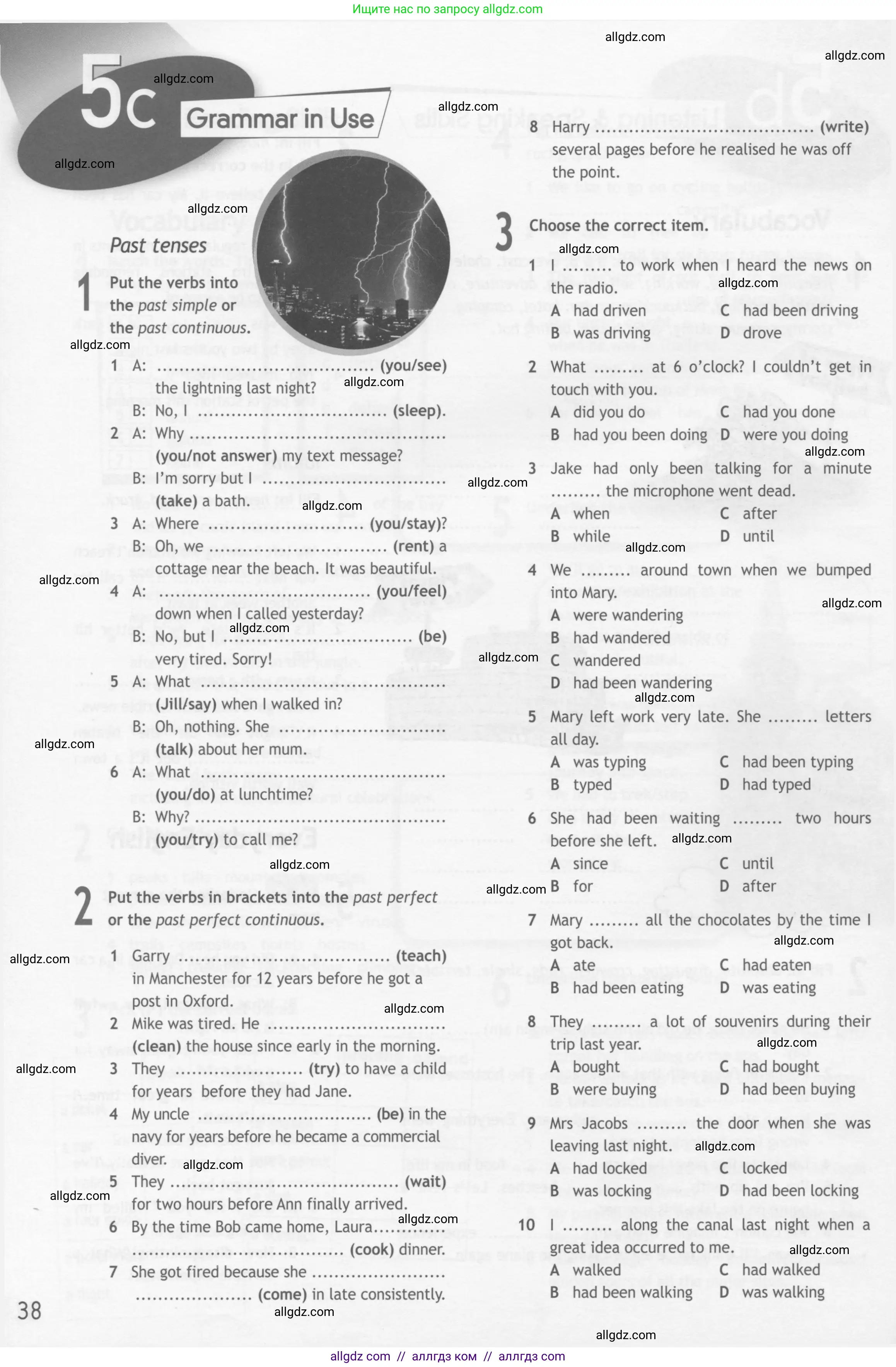 Английский язык (english), 10 класс Рабочая тетрадь (workbook), авторы: Афанасьева Ольга Васильевна (Afanasyeva Olga), Дули Дженни (Dooley Jenny), Михеева Ирина Владимировна (Mikheeva Irina), Оби Боб (Obee Bob), Эванс Вирджиния (Evans Virginia), издательство Просвещение, Москва, 2019, красного цвета, страница 38