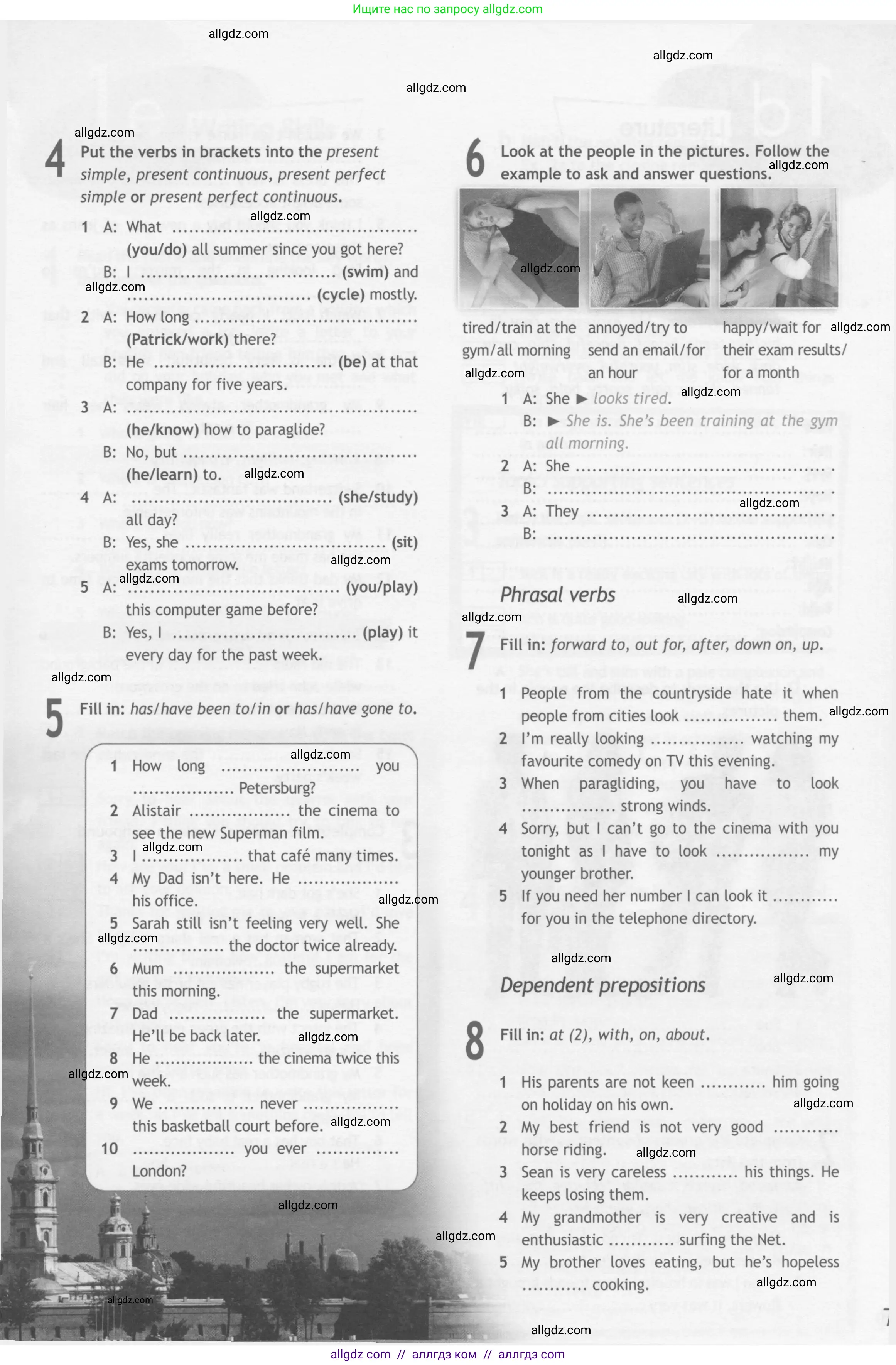 Английский язык (english), 10 класс Рабочая тетрадь (workbook), авторы: Афанасьева Ольга Васильевна (Afanasyeva Olga), Дули Дженни (Dooley Jenny), Михеева Ирина Владимировна (Mikheeva Irina), Оби Боб (Obee Bob), Эванс Вирджиния (Evans Virginia), издательство Просвещение, Москва, 2019, красного цвета, страница 7