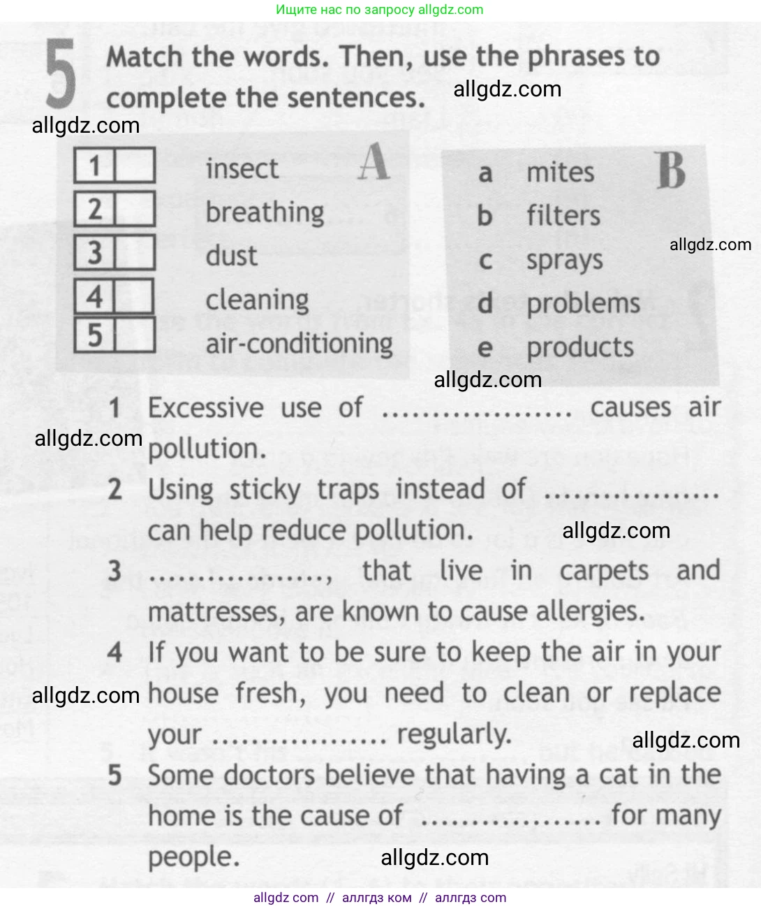 Английский язык (english), 10 класс Рабочая тетрадь (workbook), авторы: Афанасьева Ольга Васильевна (Afanasyeva Olga), Дули Дженни (Dooley Jenny), Михеева Ирина Владимировна (Mikheeva Irina), Оби Боб (Obee Bob), Эванс Вирджиния (Evans Virginia), издательство Просвещение, Москва, 2019, красного цвета, страница 18, номер 5, Условие