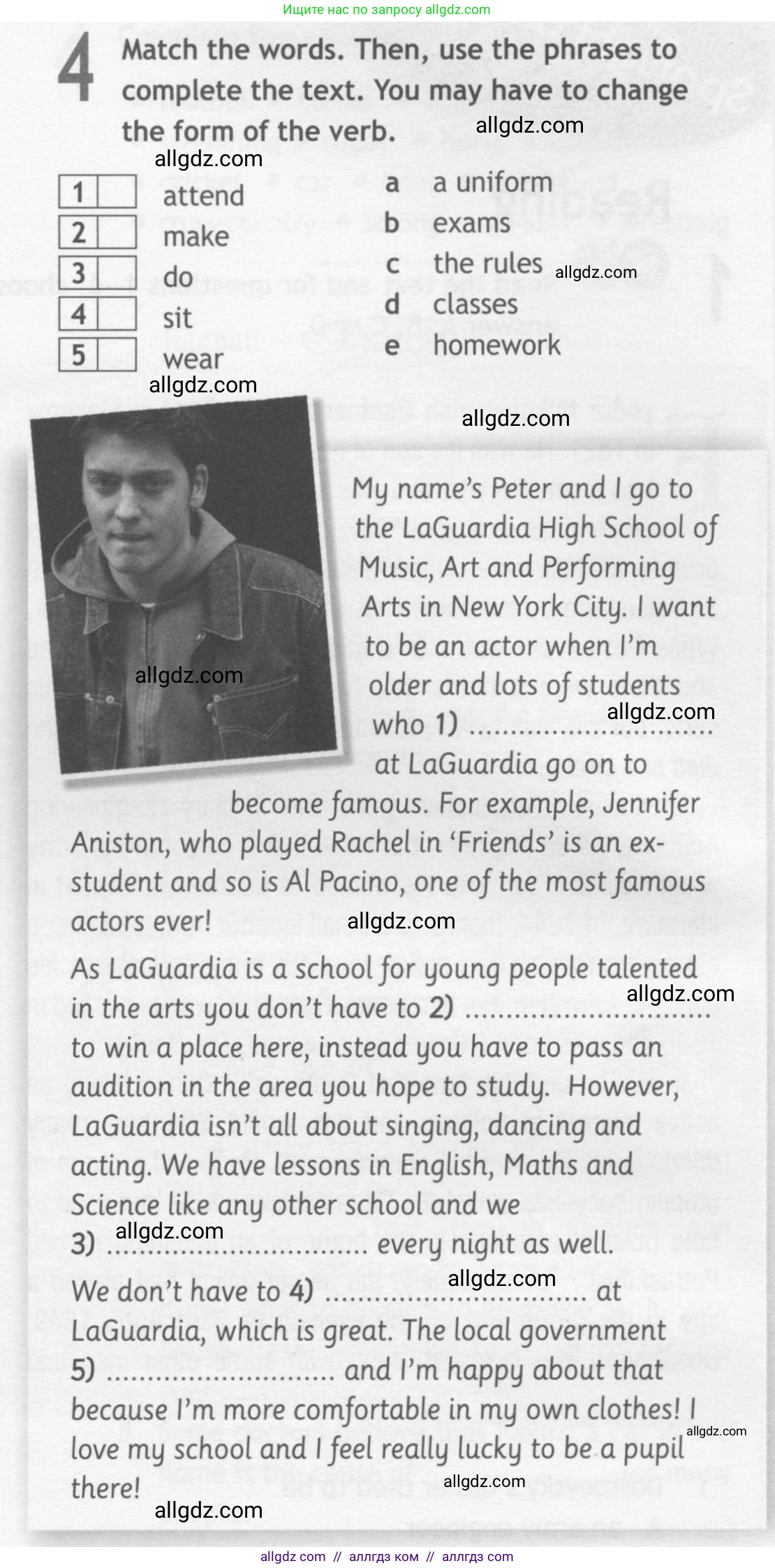 Английский язык (english), 10 класс Рабочая тетрадь (workbook), авторы: Афанасьева Ольга Васильевна (Afanasyeva Olga), Дули Дженни (Dooley Jenny), Михеева Ирина Владимировна (Mikheeva Irina), Оби Боб (Obee Bob), Эванс Вирджиния (Evans Virginia), издательство Просвещение, Москва, 2019, красного цвета, страница 20, номер 4, Условие