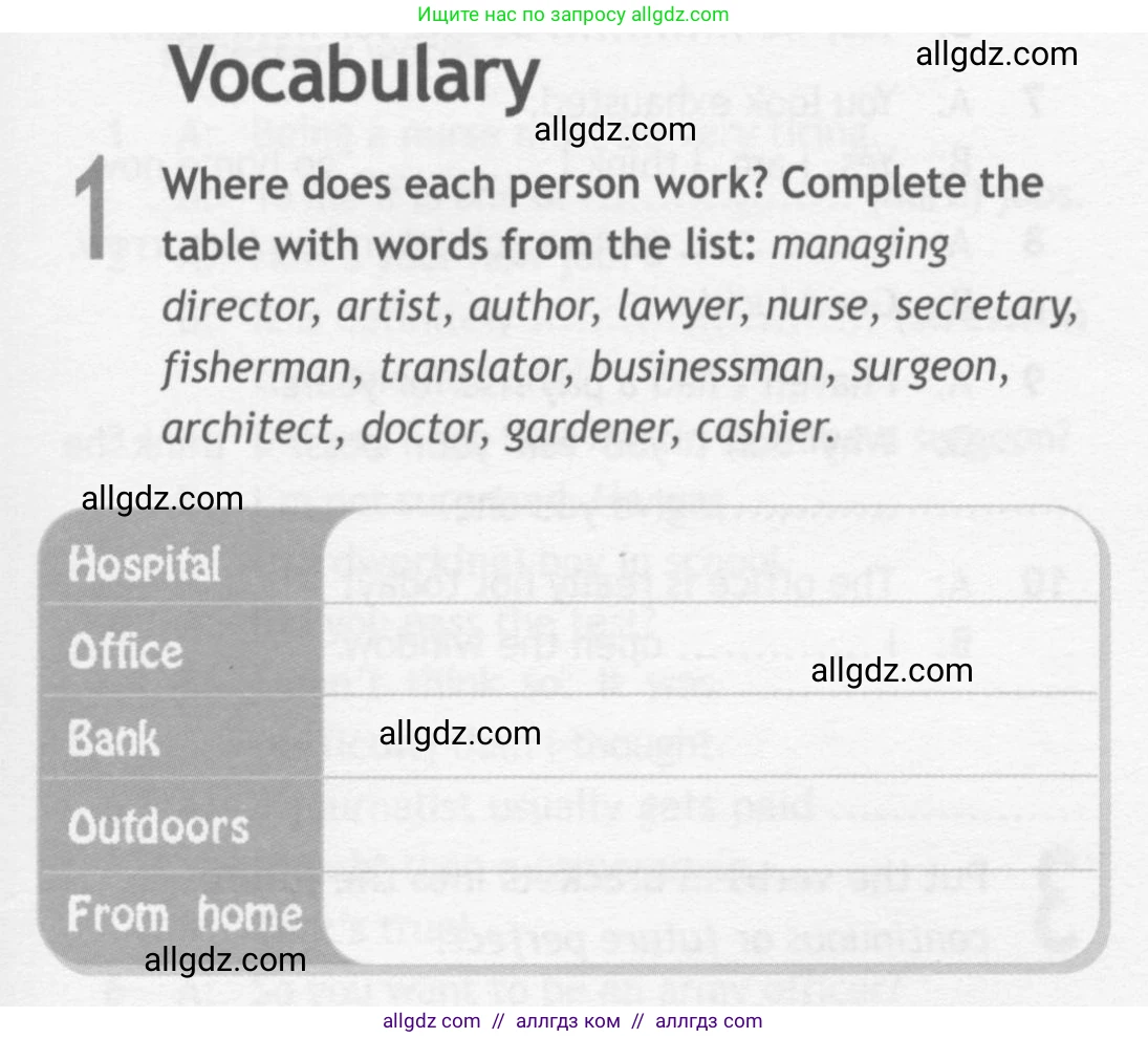 Английский язык (english), 10 класс Рабочая тетрадь (workbook), авторы: Афанасьева Ольга Васильевна (Afanasyeva Olga), Дули Дженни (Dooley Jenny), Михеева Ирина Владимировна (Mikheeva Irina), Оби Боб (Obee Bob), Эванс Вирджиния (Evans Virginia), издательство Просвещение, Москва, 2019, красного цвета, страница 21, номер 1, Условие