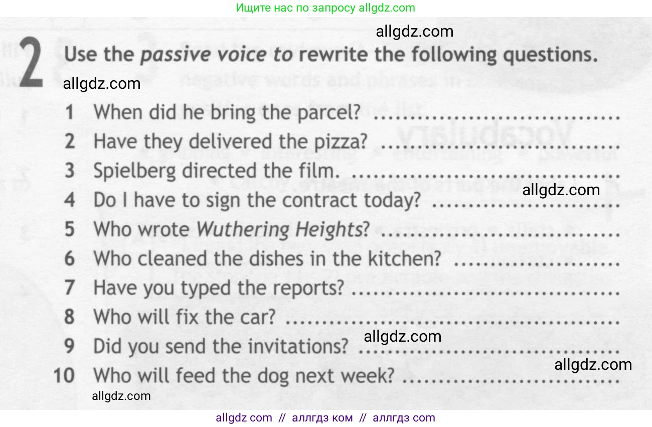 Английский язык (english), 10 класс Рабочая тетрадь (workbook), авторы: Афанасьева Ольга Васильевна (Afanasyeva Olga), Дули Дженни (Dooley Jenny), Михеева Ирина Владимировна (Mikheeva Irina), Оби Боб (Obee Bob), Эванс Вирджиния (Evans Virginia), издательство Просвещение, Москва, 2019, красного цвета, страница 54, номер 2, Условие