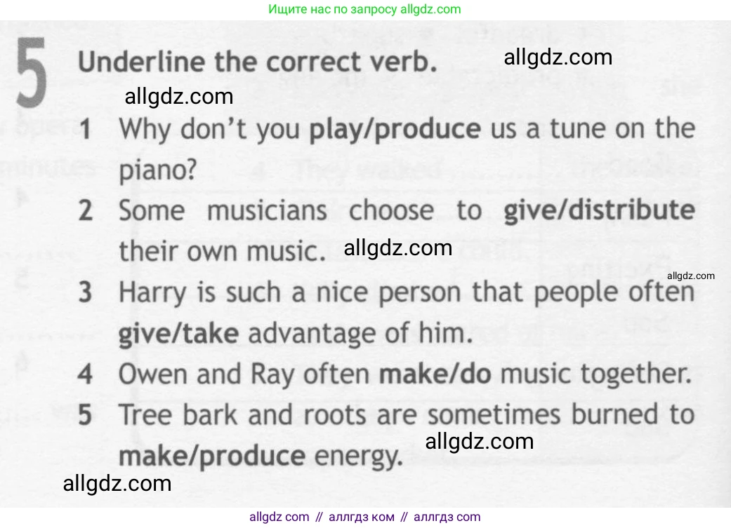 Английский язык (english), 10 класс Рабочая тетрадь (workbook), авторы: Афанасьева Ольга Васильевна (Afanasyeva Olga), Дули Дженни (Dooley Jenny), Михеева Ирина Владимировна (Mikheeva Irina), Оби Боб (Obee Bob), Эванс Вирджиния (Evans Virginia), издательство Просвещение, Москва, 2019, красного цвета, страница 58, номер 5, Условие