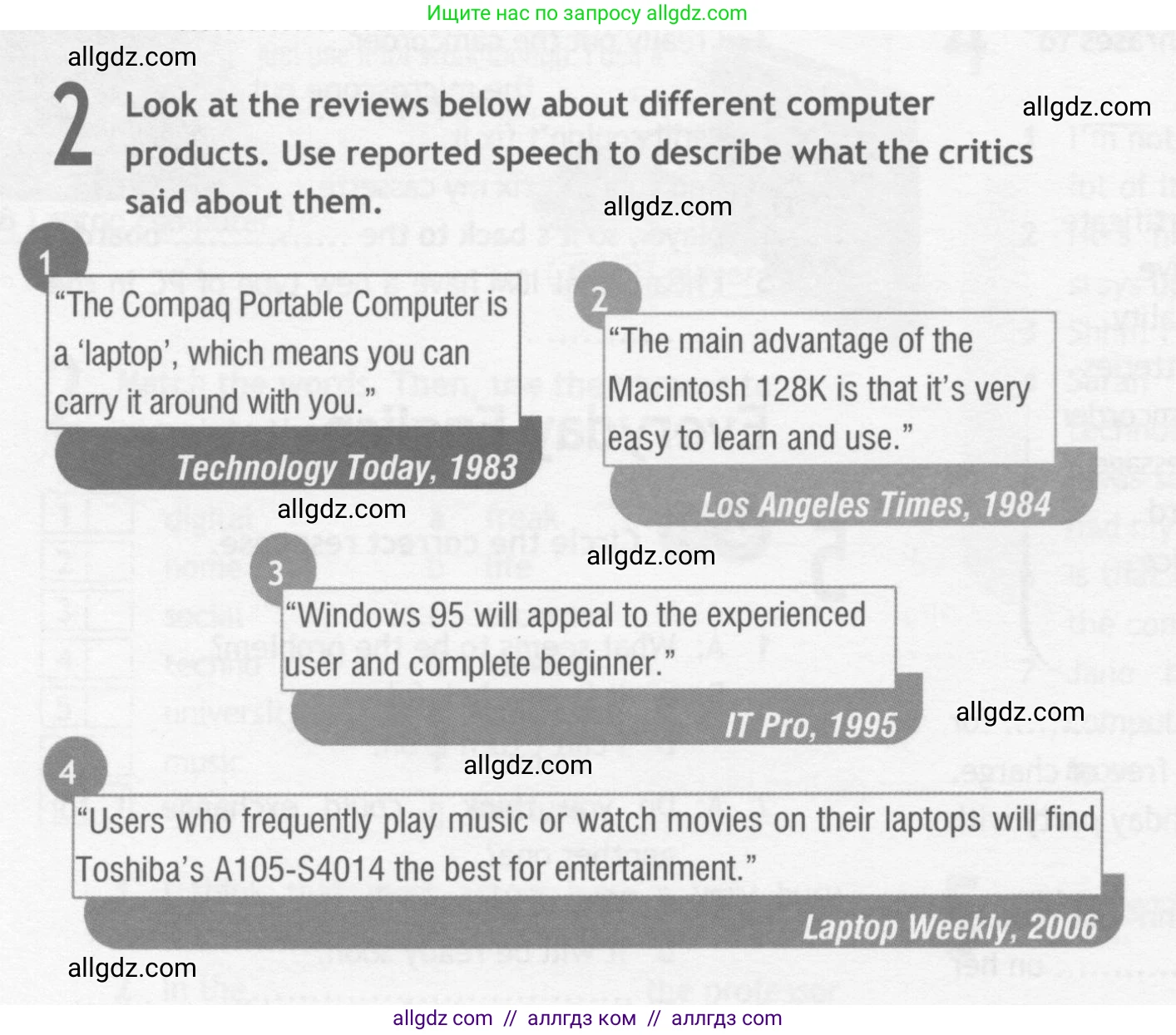 Английский язык (english), 10 класс Рабочая тетрадь (workbook), авторы: Афанасьева Ольга Васильевна (Afanasyeva Olga), Дули Дженни (Dooley Jenny), Михеева Ирина Владимировна (Mikheeva Irina), Оби Боб (Obee Bob), Эванс Вирджиния (Evans Virginia), издательство Просвещение, Москва, 2019, красного цвета, страница 62, номер 2, Условие