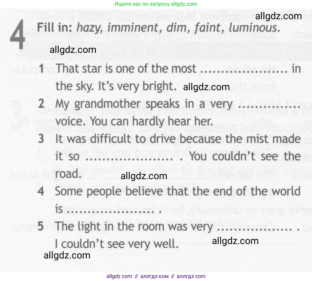 Английский язык (english), 10 класс Рабочая тетрадь (workbook), авторы: Афанасьева Ольга Васильевна (Afanasyeva Olga), Дули Дженни (Dooley Jenny), Михеева Ирина Владимировна (Mikheeva Irina), Оби Боб (Obee Bob), Эванс Вирджиния (Evans Virginia), издательство Просвещение, Москва, 2019, красного цвета, страница 64, номер 4, Условие