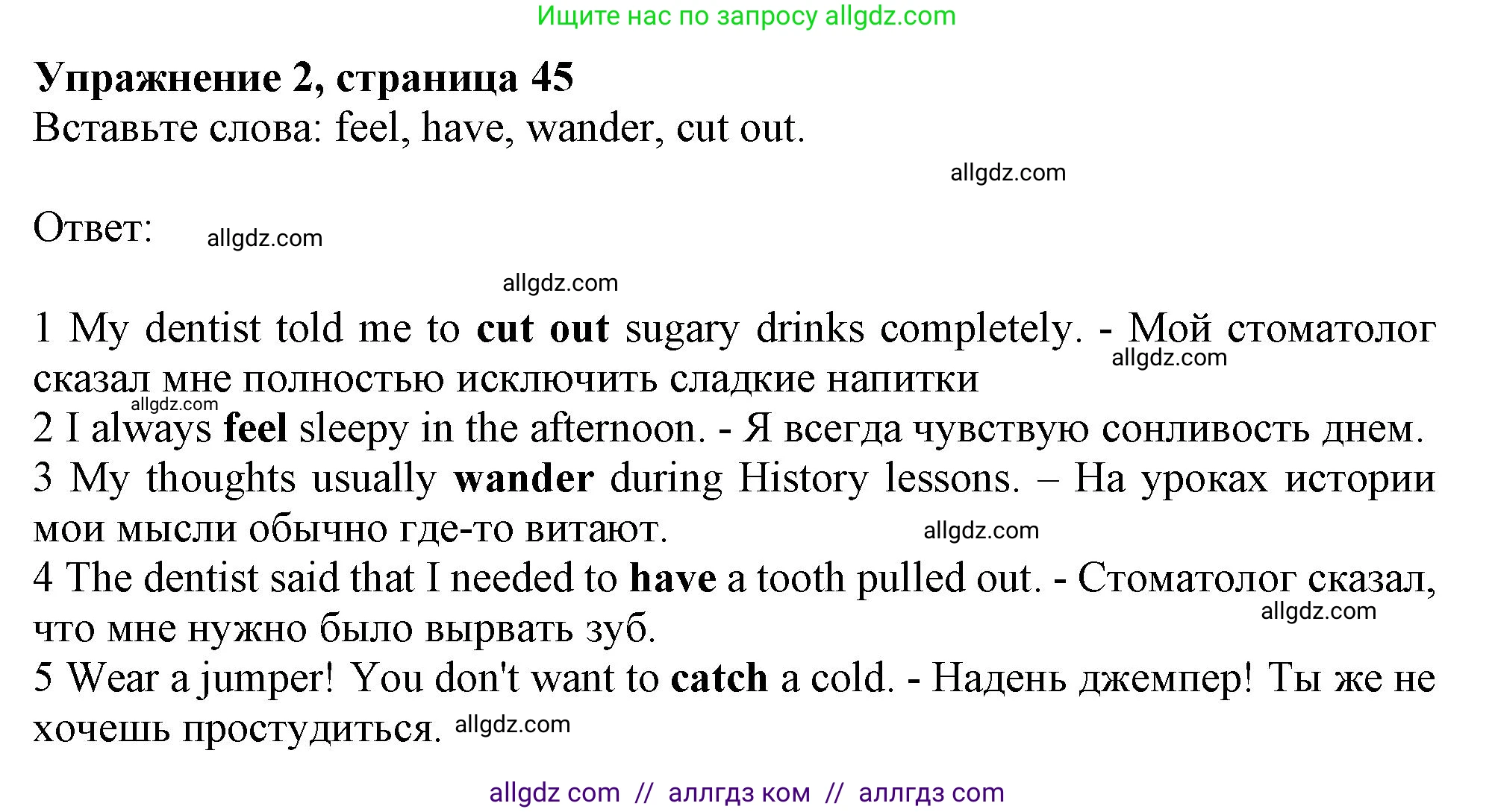 Английский язык (english), 10 класс Рабочая тетрадь (workbook), авторы: Афанасьева Ольга Васильевна (Afanasyeva Olga), Дули Дженни (Dooley Jenny), Михеева Ирина Владимировна (Mikheeva Irina), Оби Боб (Obee Bob), Эванс Вирджиния (Evans Virginia), издательство Просвещение, Москва, 2019, красного цвета, страница 45, номер 2, Решение 1